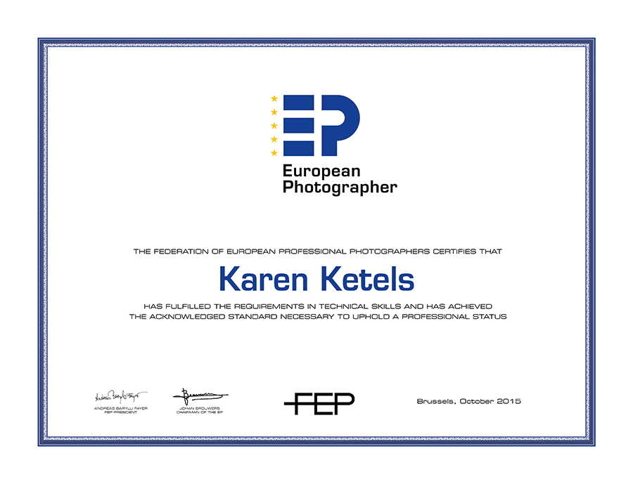 EP certificat Karen Ketels